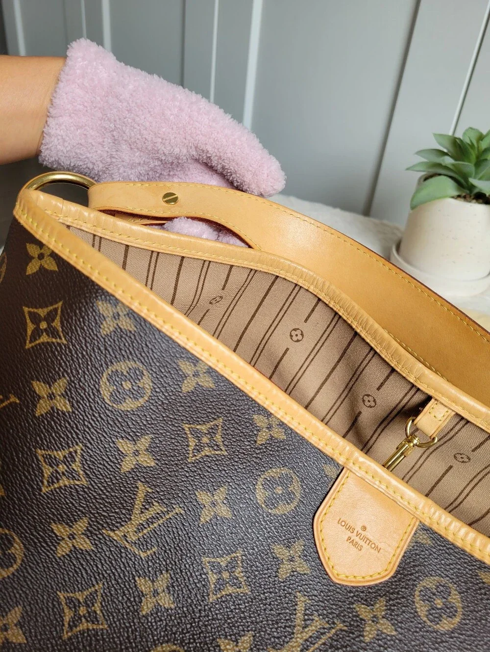 Louis Vuitton DELIGHTFUL MM Hobo Shoulder Bag Monogram